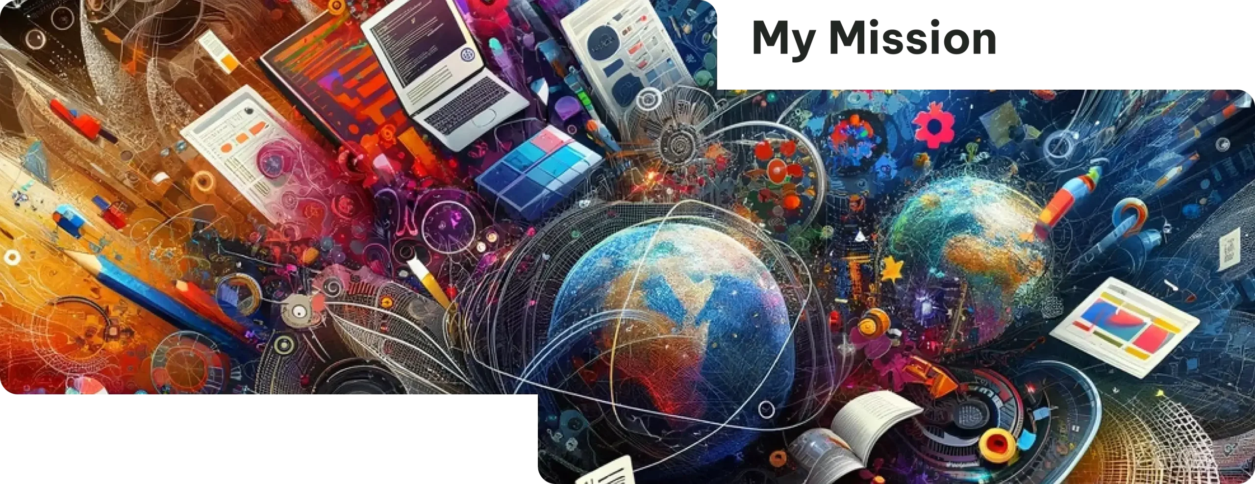 an image with a lot of websites connect with a globe in the middle